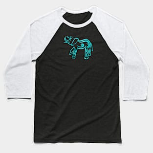 Elephant Tribal Design Baseball T-Shirt